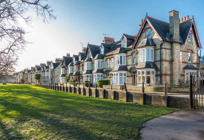 Annual house price growth in August