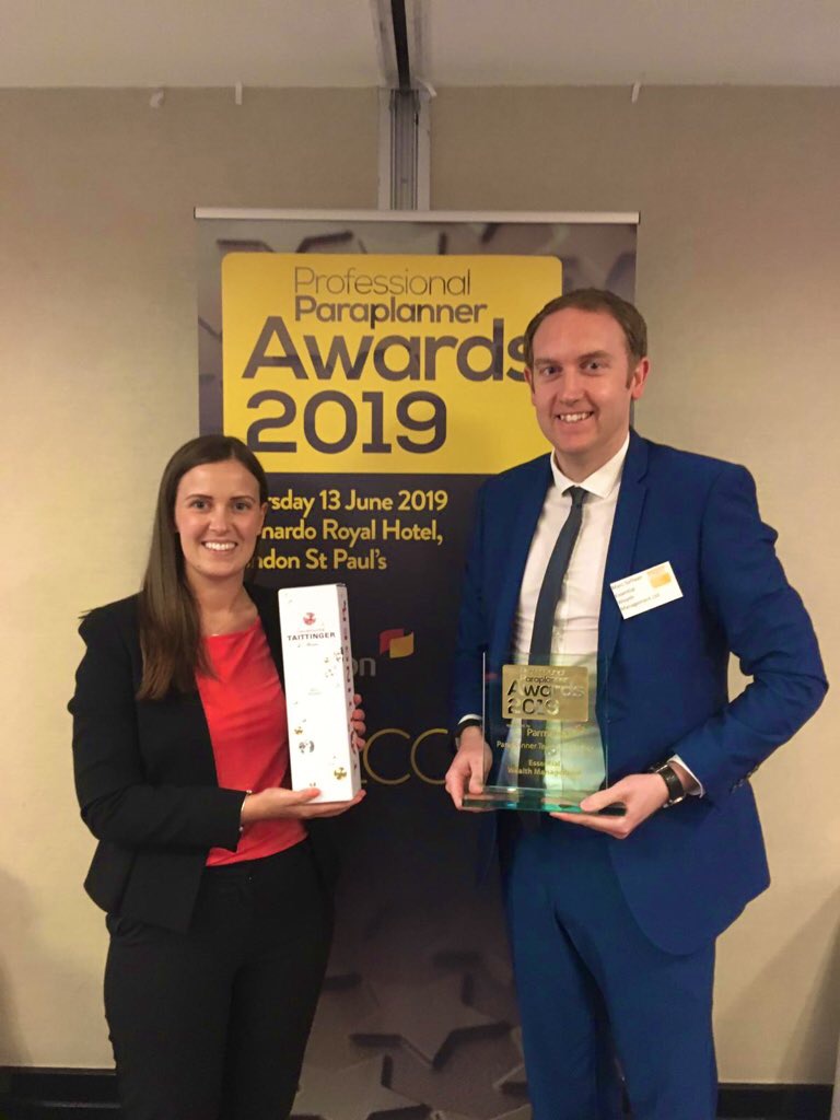 'Team of the Year' in the Professional Paraplanner awards 2019
